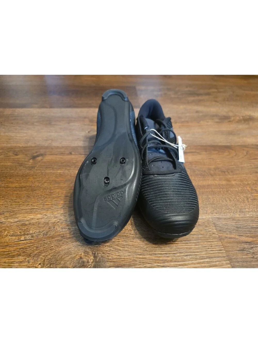 Size 6 Adidas The Road Shoe 2.0 Black Carbon Grey Cycling Shoes HQ3486